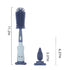 Chemimoso Set, Multifunctional Cleaning Brush, Baby Bottle Brush, Bottle Brush Cleaner Pink, Silicone and Nylon Brush