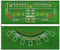 Bello Games New York, Inc. Craps and Black Jack Table Cover with Dice and Playing Cards