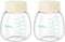 6oz Milk Storage Bottles, Compatible with Spectra Pumps, BPA-Free, Leak-Proof Design, Dual
