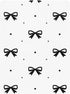 CZXW 52" 28" Black Bow with Polka Dots Crib Sheets Fitted x Natural Cotton Soft & Breathable for Baby Crib Mattress