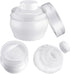 2 Sets Body Powder Container - After Bath Baby Powder Case with Fluffy Puff Kit for Home Travel