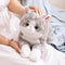 Large Weighted Stuffed Animals for Adults 5Lbs 26", Soft and Cuddly Gray