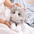 Large Weighted Stuffed Animals for Adults 5Lbs 26", Soft and Cuddly Gray