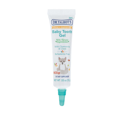 Talbot's 0.53 oz Pack 3-24 Dr. Daytime & Night Time Baby Tooth Gel for Sore Gums - Combo Tubes of Teething Gel - Ages