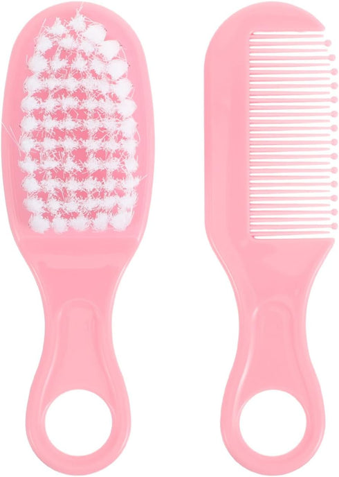 Healifty Newborn Baby Comb Baby Hair Brush and Comb Set, Newborn Infant