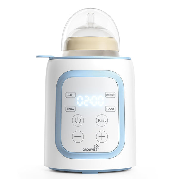 Grownsy Bottle Warmer, 8-in-1 Fast Baby Milk Warmer with Timer for Breastmilk