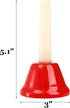Tosnail 8 Note Metal Hand Bells - Colorful Musical Percussion Toy Instruments for Kids, Children