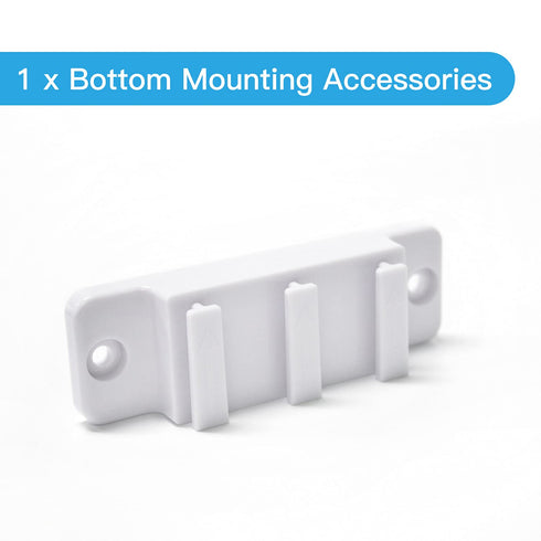 WOMHOM Retractable Baby Gate Hardware Replacement Parts Kit, Full Set Wall Mounting Accessories, Brackets, Screws