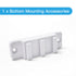 WOMHOM Retractable Baby Gate Hardware Replacement Parts Kit, Full Set Wall Mounting Accessories, Brackets, Screws