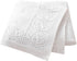 LAWKUL Cellular Blanket, 100% Cotton Knitted Soft Knit Crochet for Newborn Boy Girls, White, 100x80cm