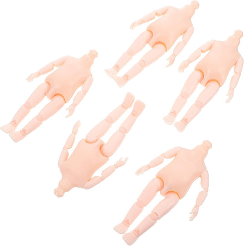 Moveable Jointed Doll 6pcs Body - Nude Naked Soldier Ken Male Dolls for Artist Drawing & DIY Doll Accessory