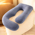 Generic 57-inch U-Shaped Pregnancy Pillow Full Body Maternity Pillow for Sleeping, Back, Hip & Belly Support Grey