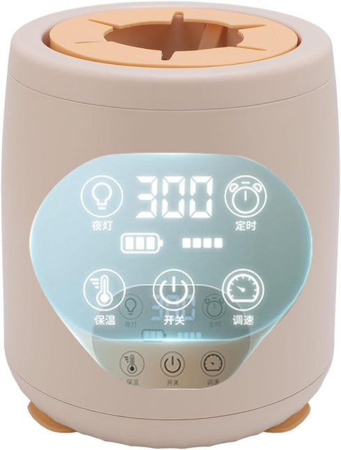 TOPINCN Automatic Mixing Electric Baby Bottle Warmer Rechargeable Automatic Baby Bottle Shaker Smart Milk Powder Milk
