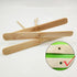 Alipis 10 Pcs DIY Hand Rub Flying Helicopter Toy Wood Dragonfly Propeller for Kids Outdoor Garden Patio Toy
