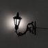 5Pcs 1.10X0.39X1.10In Yardwe Miniature Wall Lamp Model Mini House Wall Lights for DIY Dollhouse Decor Micro Landscape