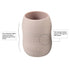 PandaEar 100% Tiny Silicone Drinking Training Cup for Baby and Toddler (2 Pack, Pink/Grey)