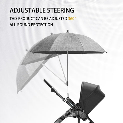 Nakazawa Umbrella Baby Stroller Convenient and Lightweight, Clip-On, Adjustable Steering, The top of the Umbrella can