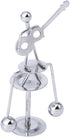 Veemoon Perpetual Motion Desktop Ornament, Small Physics Decor, Mini Iron Art for Home Office Decoration