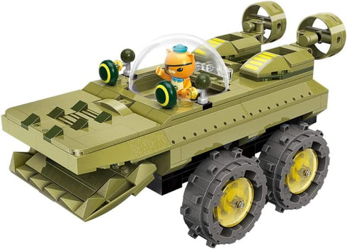 Building Block Octonauts Ocean Adventure GUP-K Alligator Vehicle & Kwazii Dashi, 330pcs Set, Age 6+