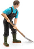 Papo Hand-Painted Farmyard Friends Gardener Figurine, 39216, Collectible for Children, 3 Years Old+