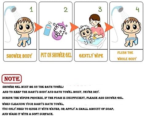 Soft Cotton Bath Mitt for Toddlers - Duck Design Baby Shower Gift