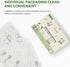 30/60Pcs Individually Packaged Baby Disposable Bibs, Soft, Leak Proof, Suitable for Traveling