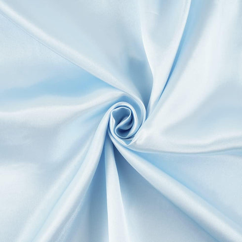 Heavens Cuddles 48"x36" Double Sided Pure Satin Baby Blanket (Light Blue)
