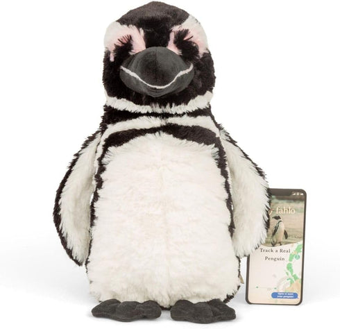 12" 3D Fahlo Tracking Plush | Plush Toy with Interactive Tracking Map | Supports Wildlife Conservation | Eco-Friendly
