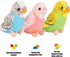 3 5.5 inches, Pcs Budgerigar Plush Toy, Parakeet Plush Toy, Budgie Soft Toy, Bird Stuffed Animal for Kids, Blue