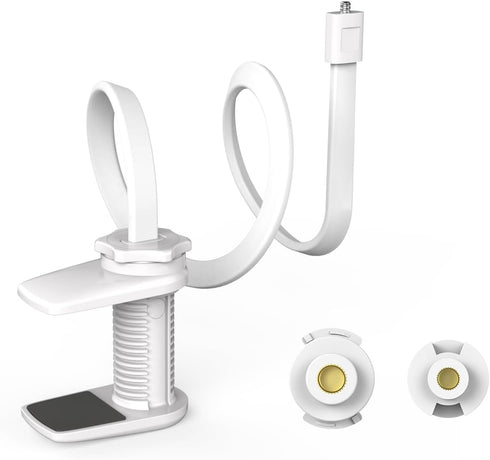 Baby Monitor Mount, Universal Baby Monitor Mount for HB6550/HB65/...(White)