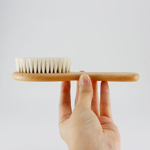 Set Baby Hair Brush Comb Wool Brush for Newborns Toddler Hair Accessories Cradle Cap Comb Gentle Scalp Massage Supplies