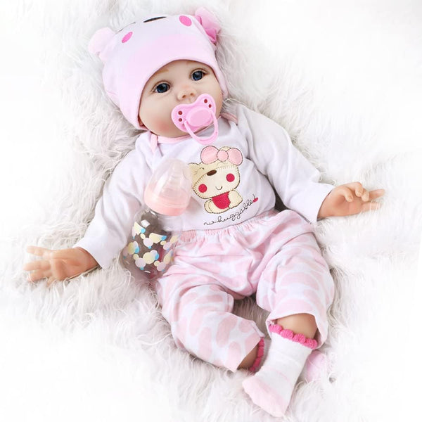 CHAREX Reborn Baby Doll Girl - 16 Inch Realistic Soft Vinyl Newborn Doll for Kids Ages 3+