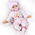 CHAREX Reborn Baby Doll Girl - 16 Inch Realistic Soft Vinyl Newborn Doll for Kids Ages 3+