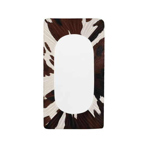 Brown Cows Print Changing Pad Covers for Baby Boys & Girls - Ultra Soft Breathable Diaper Covers, 32"x16"