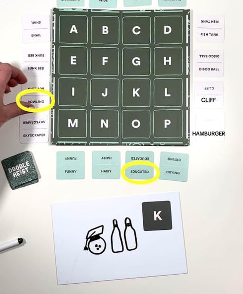 DOODLE HEIST - The Quick Drawing and Deduction Family Party Game for Kids, Teens, and Adults