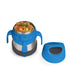 b.box Insulated Food Jar with Spork for Toddlers - Easy Open Container, 11 oz, Blue Slate