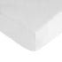TL Care 100% Natural Cotton Fitted Crib Sheet - 52" x 28", Soft, Hypoallergenic, White