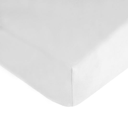 American Baby Company 2 Pack Fitted Crib Sheets, 28" x 52", Soft Breathable Neutral Cotton, Blue and White