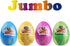 4 Pack Jumbo Dinosaur Deformation Eggs with Toys Inside, Kids Party Favors, Easter Basket Stuffers