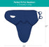 Biloban Baby Swaddles 0-3 Months for Boys Girls, Cotton Swaddle Blanket, Newborn Essentials, Grey & Navy, 2 Pack