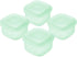 Olababy Clear Sense Silicone Storage Containers 4pk for Baby Food, Snacks, Formula,