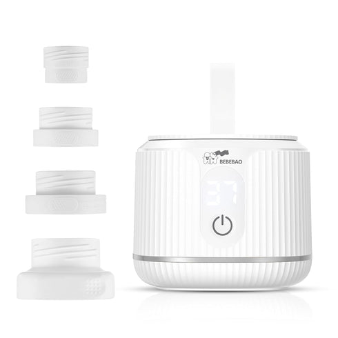 TARSHYRY 4 4 Portable Milk Warmer for Travel,Portable Baby Milk Bottle Warmer Levels Temperature Adjustable Wireless