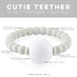 Ryan & Rose Cutie Teether Rattle (Grey)