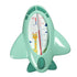 LOORGVEL Bath Thermometer Green Cartoon Floating Water Gauge for Newborns PP Material Quick