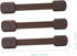 4pcs Babyproof Drawer Locks: Childproofing Safety Straps for Cupboard, Oven Door, Dishwasher, Brown Cabinet Locks