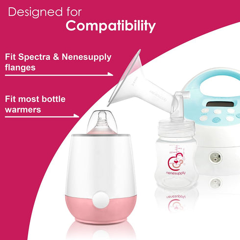 4.7oz 1 0+ Nenesupply Natural Baby Bottles Newborn Flow Feeding Bottles Breastfeeding Bottle for Breastfed Babies Wide