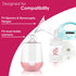 4.7oz 1 0+ Nenesupply Natural Baby Bottles Newborn Flow Feeding Bottles Breastfeeding Bottle for Breastfed Babies Wide
