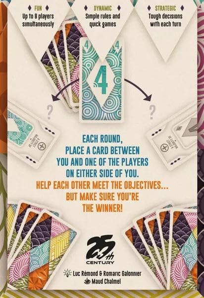 25th 3 8 Century Games Splito, Fun Quick Card Game for to Players, Draft Cards, Unique Scoring