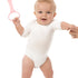 Baby Playpen Pull up Rings, 4pcs Baby Crib Pull up Rings for Walking Exercises, Pink Baby Bed Stand Up
