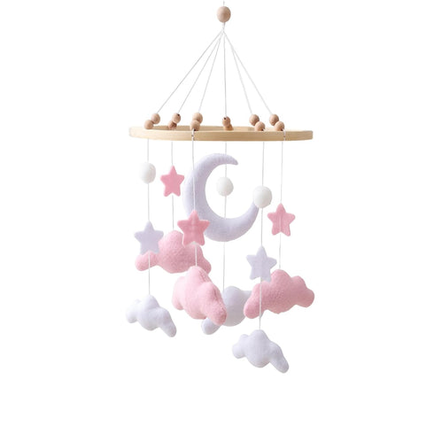 GOODMOM Cloud Mobile for Crib - A Handmade Gender Neutral Cloud Crib Mobile